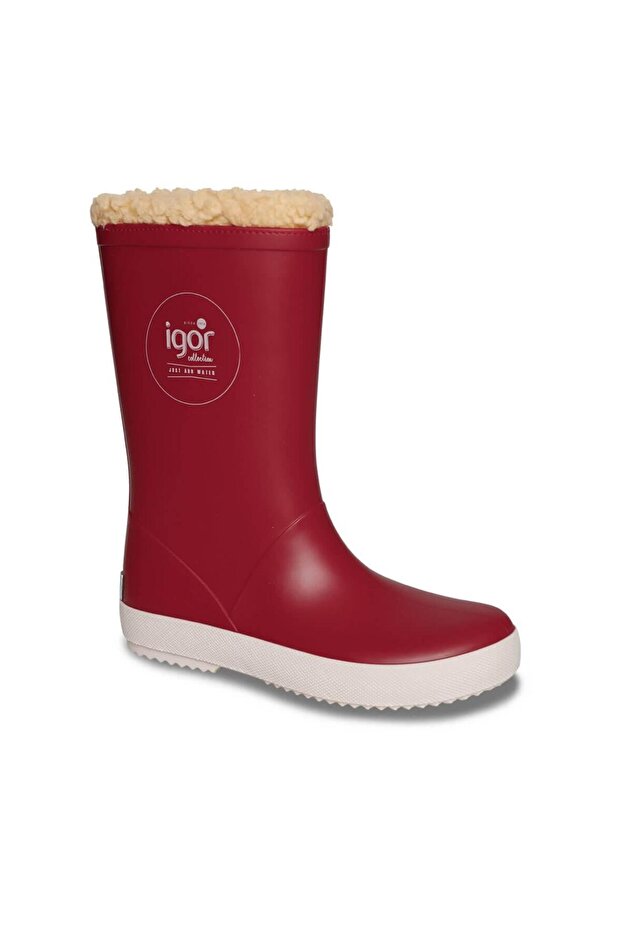 Splash Nautico Borreguito Kids Rain Boots - Red