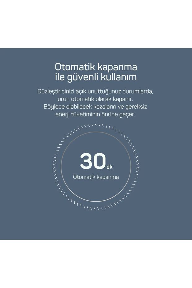 Trendcare İnce Saç Düzleştirici Seramik Turmalin Plaka Antrasit - AR5077 - 5