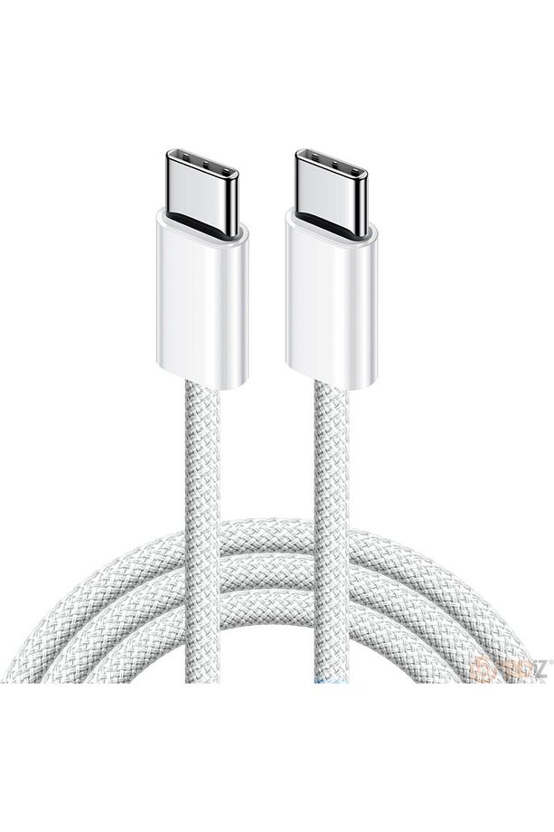 İphone Uyumlu 15 / 16 Pro Max 60 W Usb-c Yo Usb-c Hasır Hızlı Şarj Kablosu 1 Metre - 3