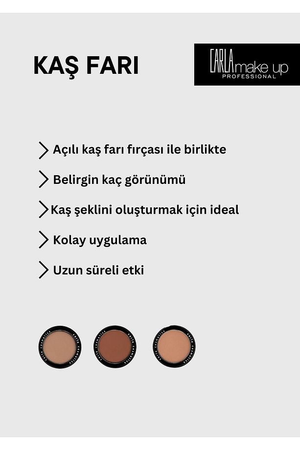 Kaş Farı - Eyebrow Shadow Açık Kahve - No: 03 - 5