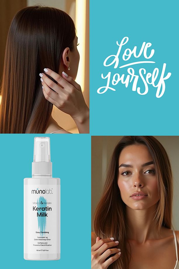 Güneş & Isı Koruyucu Onarıcı Keratin & Maca Fön Spreyi 150 ml - 4