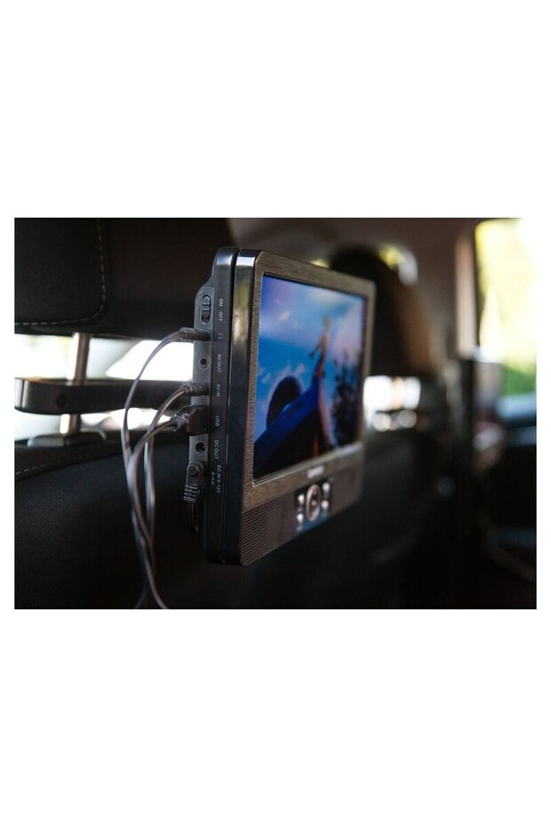 USB Çift Ekranlı Taşınabilir DVD Oynatıcı 9 İnç Lenco MES-405, Koltuk Başlığına Takılabilir - 5