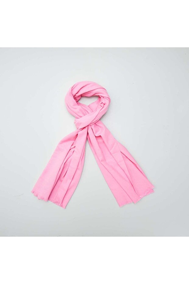 وشاح عادي باللون الوردي - 1