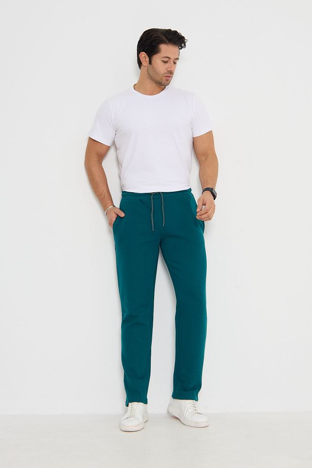 Unisex Eşofman altı %100 pamuk kışlık rahat kesim İhracat kalitesi soft doku - 5