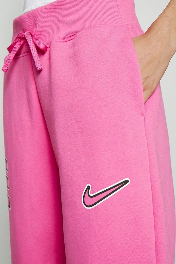 Phoenix Fleece High Waisted Oversized Sweatpant Oversize Eşofman Altı Pembe - 4
