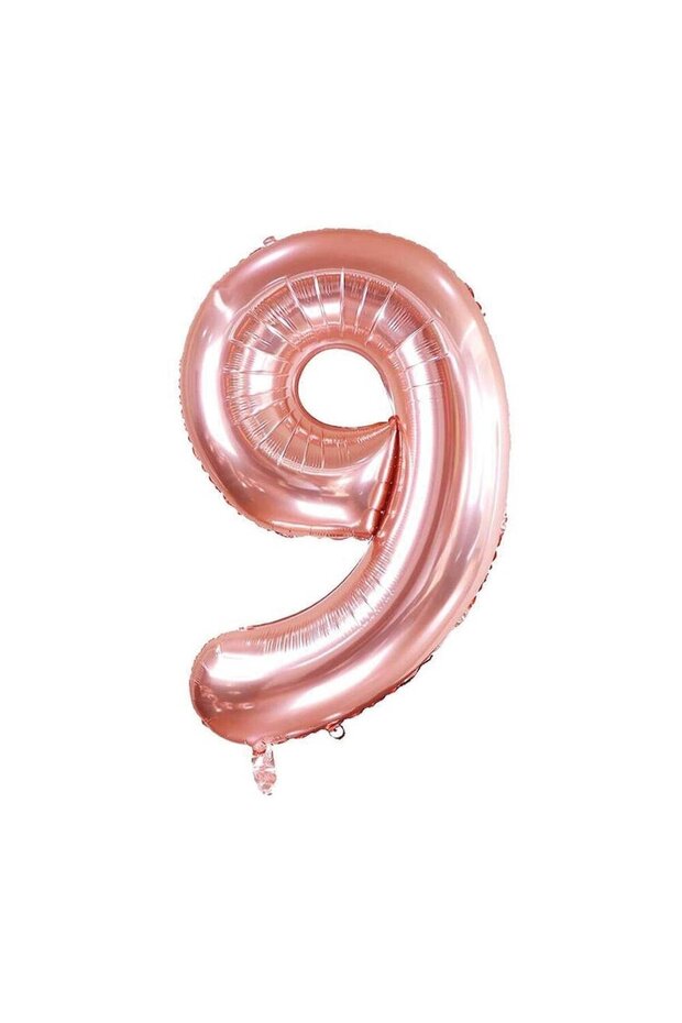 Rose Gold 9 Figures Foil Ballone 34" 76 cm