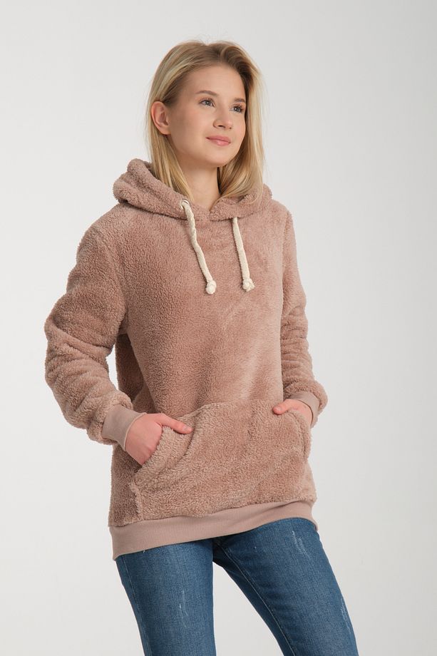 GRODY.T  Unisex kapüşonlu sweatshirt peluş - 6