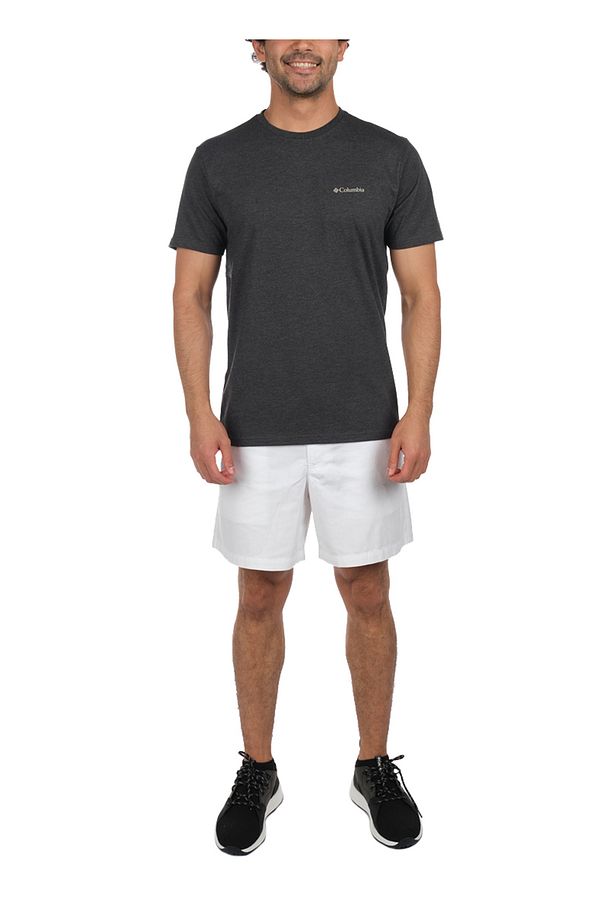 Antrasit Melanj CSC M Basic Logo Brushed Erkek Kısa Kollu T-Shirt CS0282 CSC M BASIC SM LOGO BRUSHED - 6