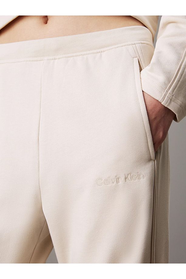 Kadın Lastikli Paça Regular Fit Normal Paça Bej Eşofman Altı 000QS7262E-JB1 - 4