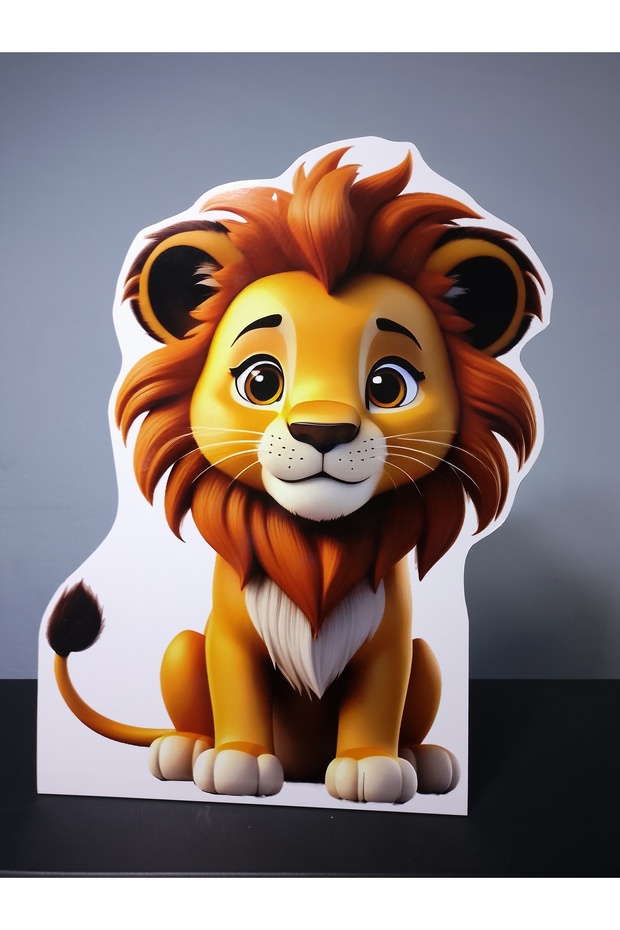 Cute Lion Footed Model Birthday Ornament 50cm