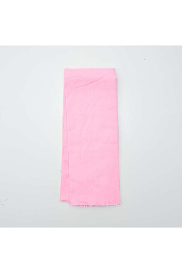 وشاح عادي باللون الوردي - 2