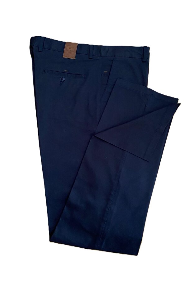 Men's Regular Fit Regular Cut Lycra Flexible Comfortable High Waist Gabardine Linen Trousers