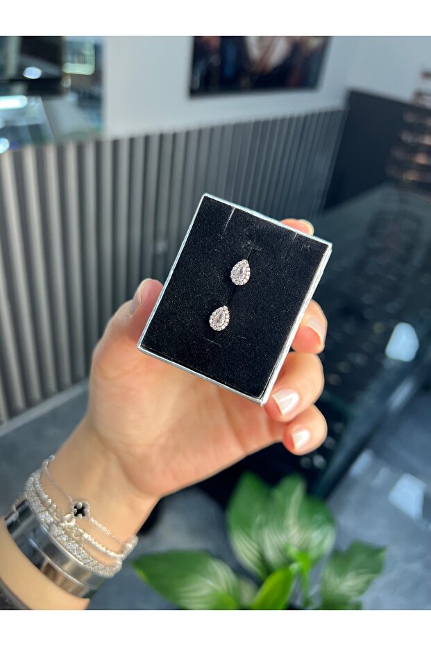 Damla küpe (vidalı) - 3