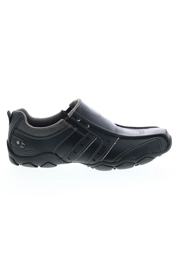 61779-BLK Diameter Deri Loafers ve Slip-On Erkek Günlük Spor Ayakkabı - 1