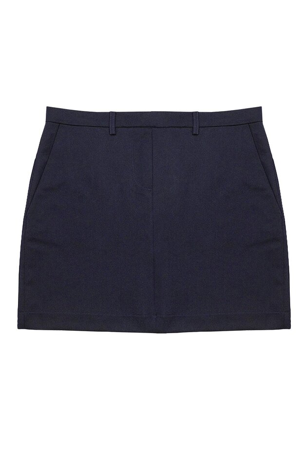 Lacivert Mini Etek - 6