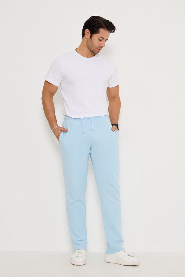 Unisex Eşofman altı %100 pamuk kışlık rahat kesim İhracat kalitesi soft doku - 6
