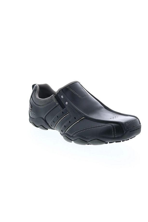 61779-BLK Diameter Deri Loafers ve Slip-On Erkek Günlük Spor Ayakkabı - 2