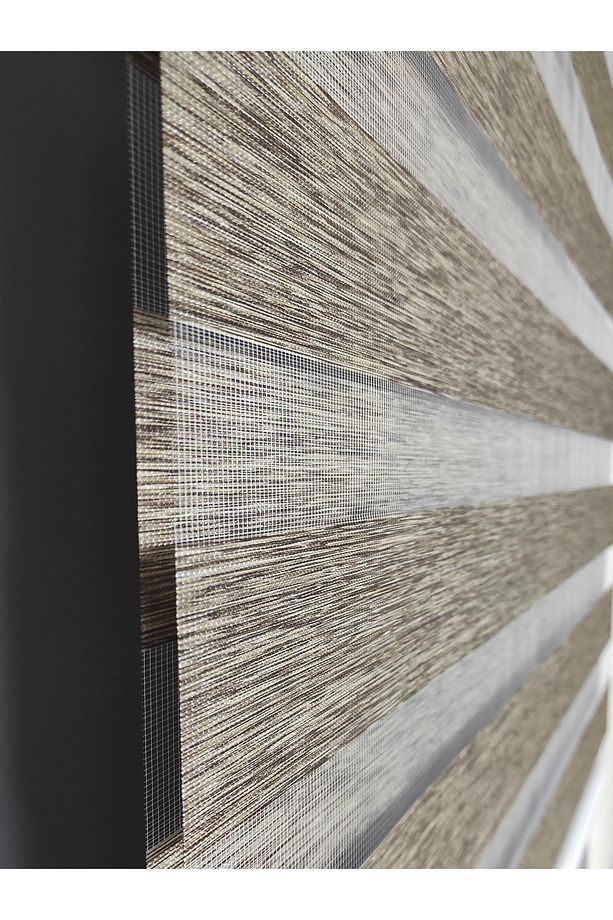 Kahve Bambu Zebra Perde R-07 - 6