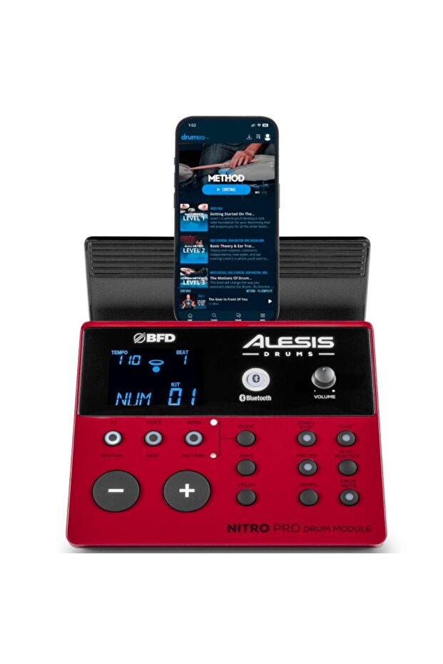 Nitro Pro 8 Parça Elektronik Davul Seti - Bluetooth Ve Bfd Sesler Dahil - 5