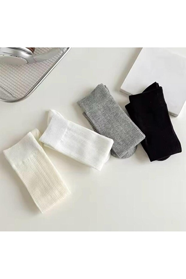 Set of 4 Pairs of Knee Socks - 3