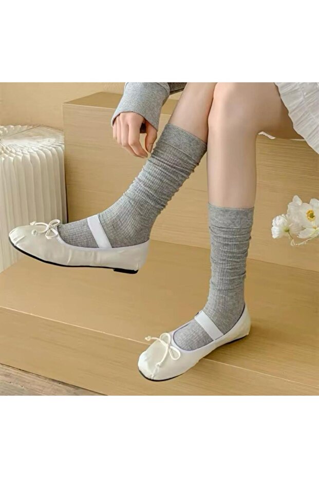 Set of 4 Pairs of Knee Socks - 2