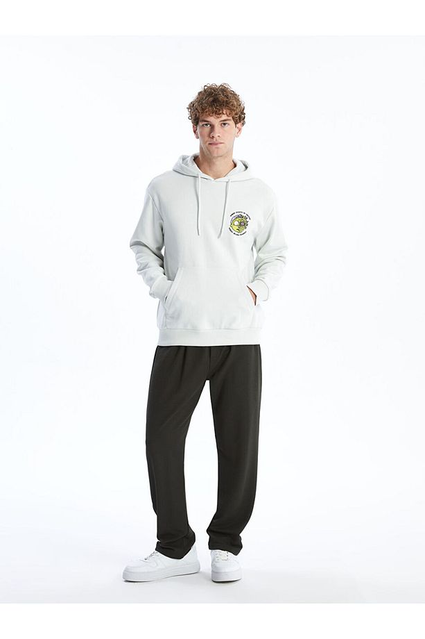 LCW Uzun Kollu Rick and Morty Baskılı Erkek Kalın Hoodie - 2