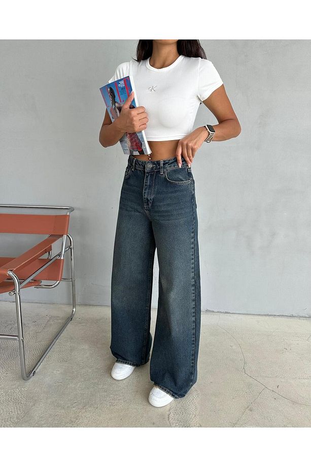 ZEO BASİC DENİM BAGGY PANTOLON TİNT - 8