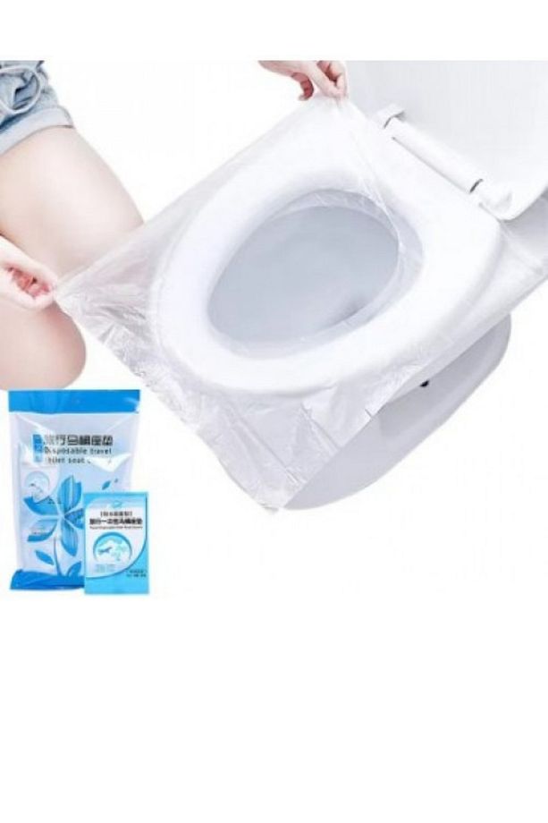 100 Paket Hijyenik Klozet Kapağı Poşeti | Cepte Çandada Taşınabili Klozet Kapağı Poşeti - 4