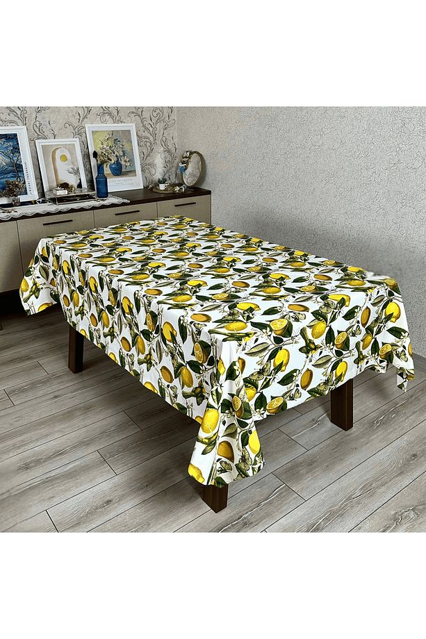 Masa Örtüsü Duck Kumaş Dertsiz Yemek Masası Örtüsü - 4
