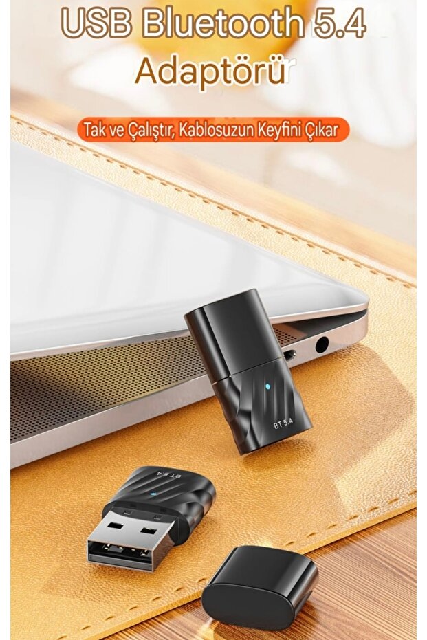 Toocki Bluetooth Adaptör 5.4 Yüksek Performans Düşük Gecikme Usb Bluetooth Adaptör 5.4 - 2