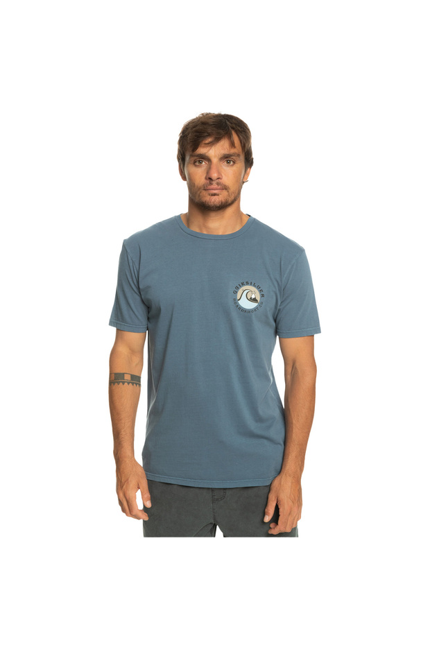 Qsbubblestamp Men's Blue T-Shirt Men's T-Shirt Eqyzt07258