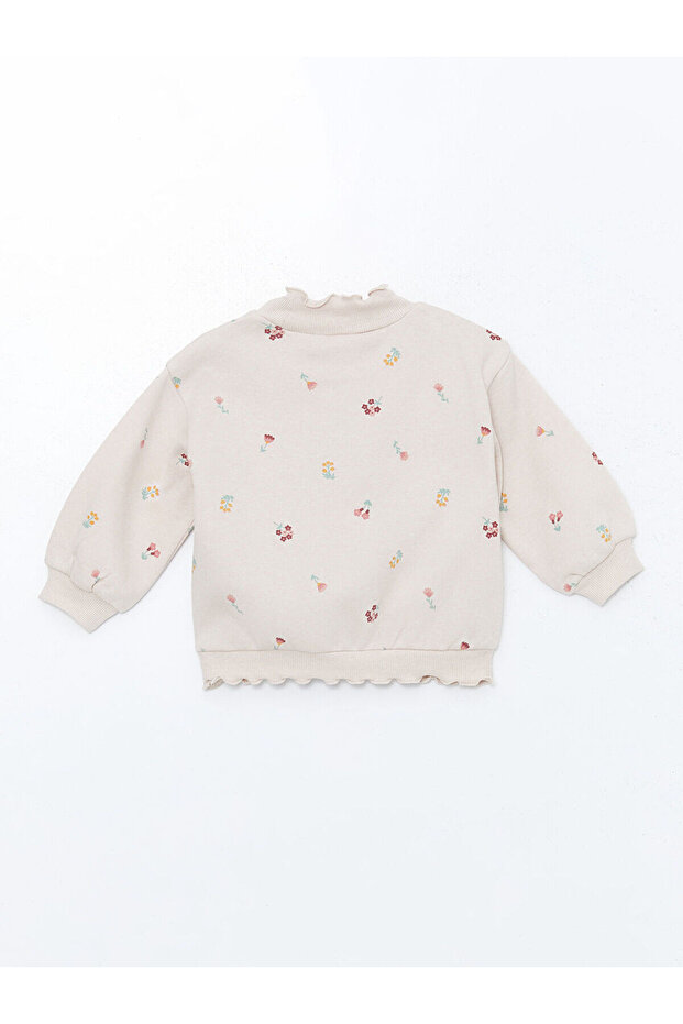 Floral Print Sweatshirt and Sweatpants Set of 2 for Girl