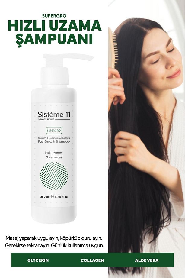 Sisteme 11 Hızlı Uzama Şampuanı 250 ml 8684091009238 - 2