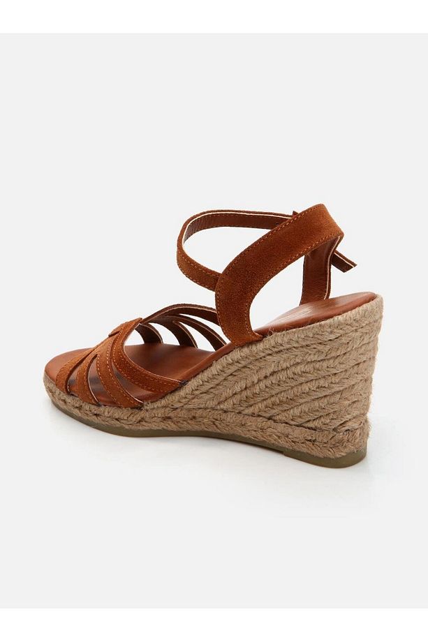 Classico Taba Kadın Dolgu Topuklu Espadril - 4