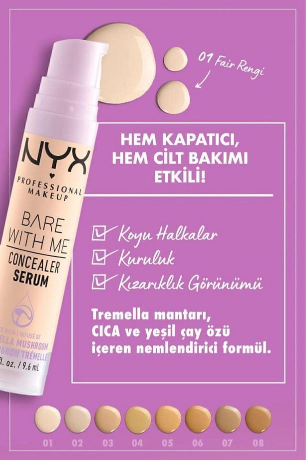 The Brow Glue Instant Brow Styler Şeffaf Kaş Sabitleyici Maskara & Bare With Me Kapatıcı 01 Fair - 5