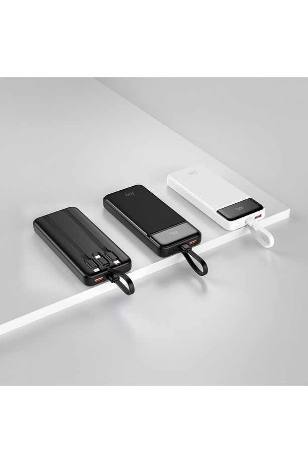 10000 Mah 22.5w Led Ekranlı Lightning Ve Type-c Kablolu Powerbank Taşınabilir Hızlı Şarj Cihazı - 6