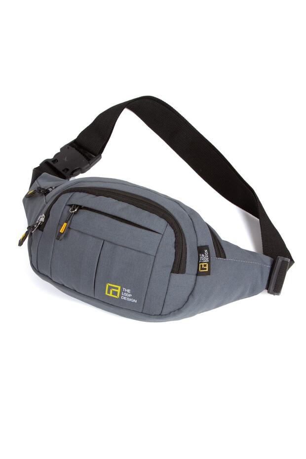 LOOP DESIGN Unisex Ayarlanabilir Askılı Çanta,free Bag,unisex Crossbody Sling 4 Gözlü Göğüs Ve Bel Çanta