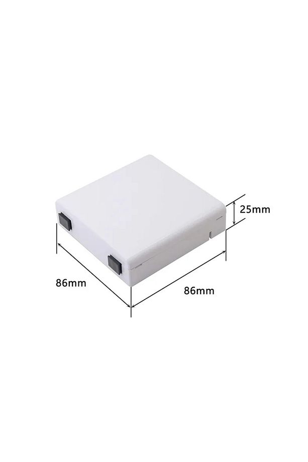 Ftth Dahili Tip Fiber Optik Plastik Ek Kutusu Single 2 Port - 3