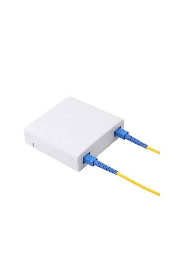 Ftth Dahili Tip Fiber Optik Plastik Ek Kutusu Single 2 Port - 1