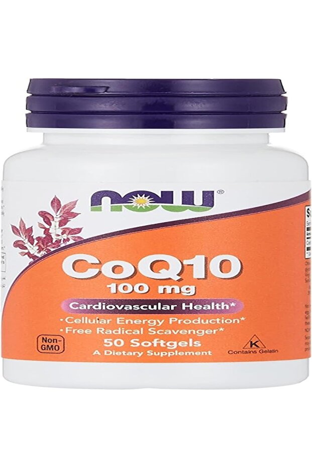 Foods Coq10 Vitamin Supplement, 100mg, 50 Softgels