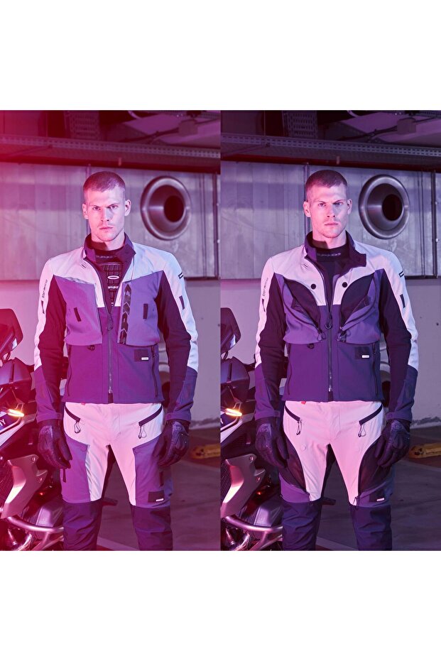 FRONTIER TEX CEKET GRİ MAVİ - 5