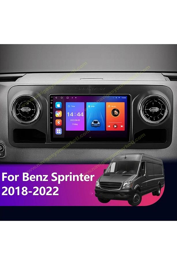 Mercedes Sprinter 2019-2022 Uyumlu 10 Inç 6-128gb Multimedya - 2