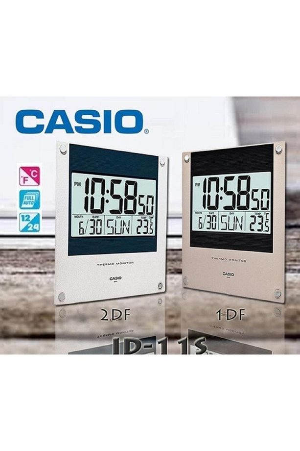 Id-11s-2df Dijital Termometre Takvimli Duvar Saati - 7