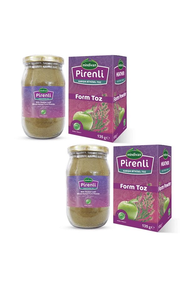 Pirenli Form Toz 135 gr Elma Tozu Diyet Destek Ürünü 2 Adet - 1
