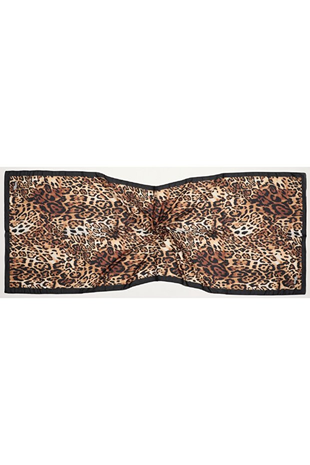 شال ناعم بنقشة الفهد - 1