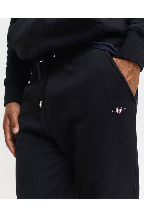 Erkek Siyah Regular Fit Eşofman Altı - 5