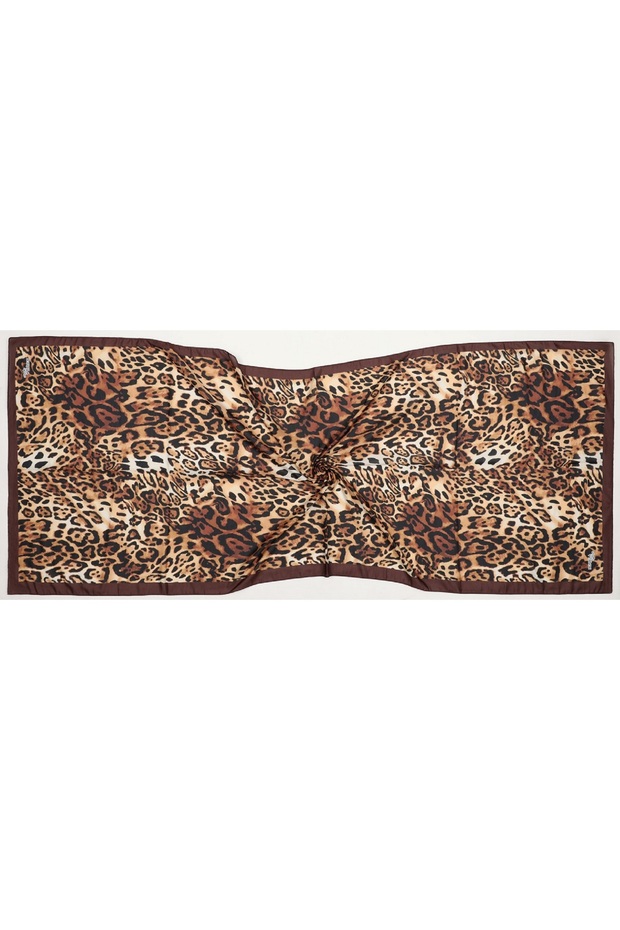 شال ناعم بنقشة الفهد - 1