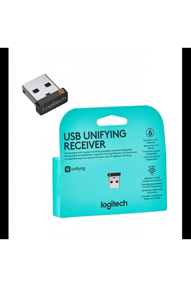 Usb Unıfyıng Receıver, 910-005931, Usb Kablosuz Alıcı, 6 Cihaz Için Tek Alıcı - 3