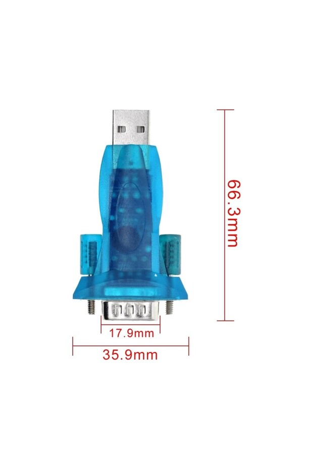 Usb RS232 Çevirici USB Seri USB To RS232 Db9 RS232  Port seri PDA 9 pin Adaptör - 5