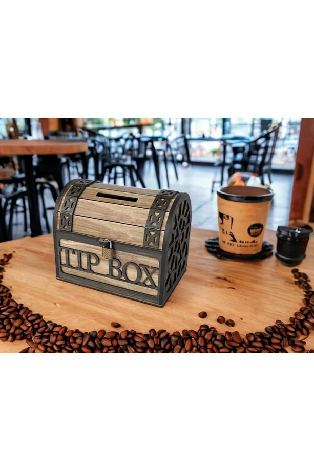 Klitli Tip Box Bahşiş Kutusu Ve Kumbara Sandık Tipi Tipbox - 3